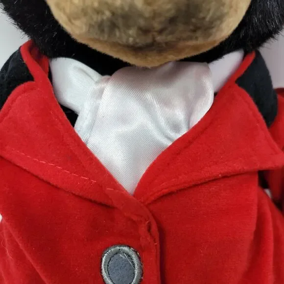 Aurora Plush Tally Ho Monkey Rare Original Circus Stuffed Animal Red Coat Vtg